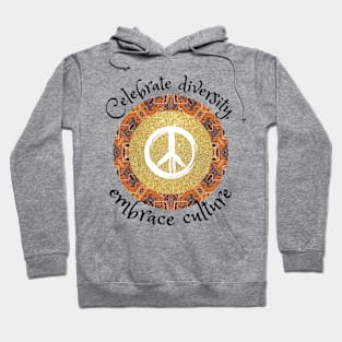 Celebrate diversity, embrace culture, African tribal peace Hoodie